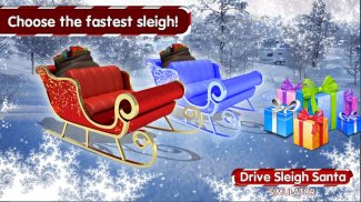 Drive Sleigh Santa Simulator screenshot 0