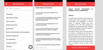 Project topics app - final yea