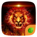 Fire Lion  GO Keyboard  Theme Icon