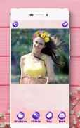 Flower Crown Camera - Flower Crown Photo Editor screenshot 7