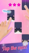 Magic Cat Piano Tiles: Permainan Musik Piano Hewan screenshot 0