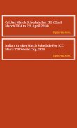 Indian Sports Schedule screenshot 6