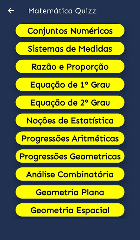 Quiz de Matemática::Appstore for Android