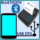 Printer Serial USB Bluetooth Icon