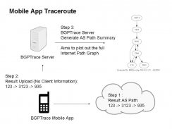 BGPTrace - BGP trace/ping screenshot 2