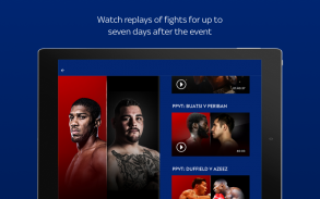 Sky Sports Box Office Live Boxing Event screenshot 1