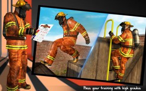 Escola bombeiro americano: formação herói resgate screenshot 6