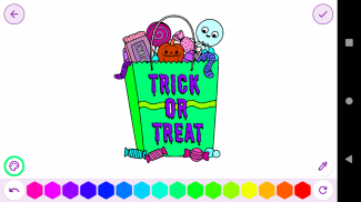 Livro para colorir: Halloween screenshot 2