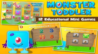 Monster Toddler Games Free screenshot 0
