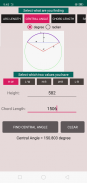 Circle + Arc Calculator screenshot 4