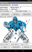 Hockey Goalie Shot Tracker screenshot 1