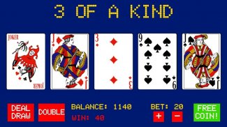 Video Poker - Jokers Wild screenshot 2