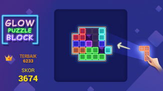 Glow Puzzle Blok - permainan puzzle klasik screenshot 7