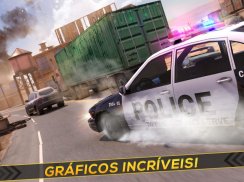 Carro Policial Ladrão Fuga 🚨 Corrida Perseguição screenshot 4