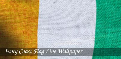 Ivory Coast Flag Live Wall