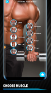 Dumbbell Workout & barbell Workout Weight Training screenshot 4