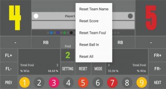 Scoreboard : Nine Ball screenshot 0