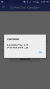 3D Print Cost Calculator screenshot 3