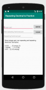 Repeating Decimal to Fraction screenshot 0