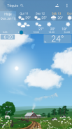 Clima Preciso YoWindow + Imagens de fundo ao vivo screenshot 4
