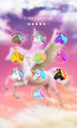 Magical Unicorn Lock screen Passcode, Unicorn 2019 screenshot 2