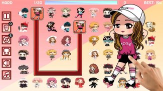 Kpop Chibi Match Line - Classic Onet Connect screenshot 4