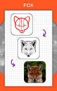 كيفية رسم الحيوانات. دروس الرسم خطوة بخطوة screenshot 11