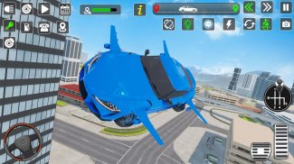 飛行 車 ゲーム 車 フライト 3D screenshot 7