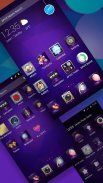 Squisito Viola tema per Android gratis screenshot 1