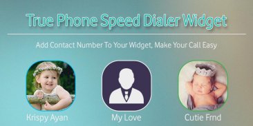 True Phone Speed Dialer Widget screenshot 0