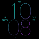 Cold Line Watch Face