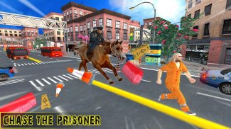 US Police Horse Criminal Chase screenshot 3