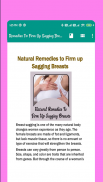 Natural Remedies To Firm Up Sagging Breasts screenshot 2