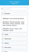 IELTS Vocabulary - Word List screenshot 1