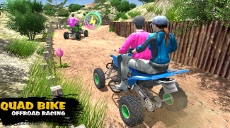 Real Quad bike Stunt 3D Simulation Game screenshot 1