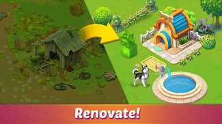 Solitaire Pet Haven - Relaxing TriPeaks Game screenshot 1