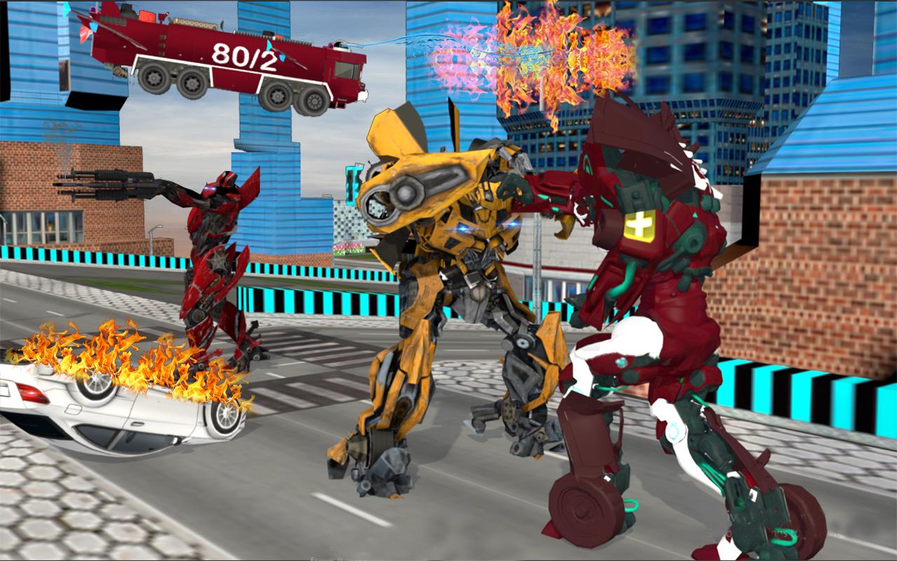 jogo robô caminhão bombeiros – Apps no Google Play