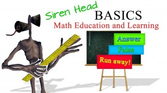 Education & Learning Math Siren Head Teacher screenshot 1