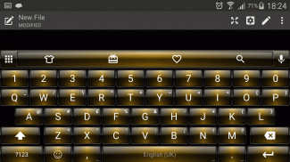 Dusk Gold Emoji Keyboard screenshot 8