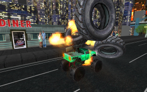 rakasa truk cepat balap 3D screenshot 6