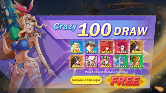 Magic Hero - 100 summon reward screenshot 4