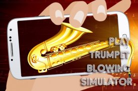 Play trumpet blowing simulator screenshot 1