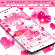 Розовая Любовь Клавиатура screenshot 0