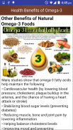 Omega 3 & Omega 6 Dietary Fat Foods Sources Guide screenshot 13