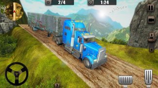 Off-Road USA Trucker Muddy Driving: Heavy Cargo screenshot 5