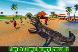 Angry Crocodile Family Simulator: Crocodile Attack screenshot 3