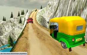 Real Tuk Tuk Rickshaw Driving: Offroad Games screenshot 0