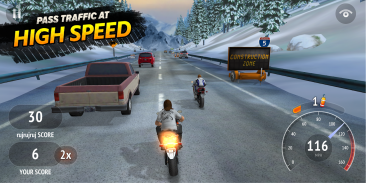 Highway Rider Motorcycle Racer screenshot 2