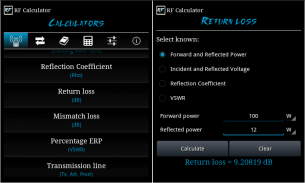 RF Calculator screenshot 2