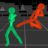 Pertarungan stickman: prajurit neon screenshot 0